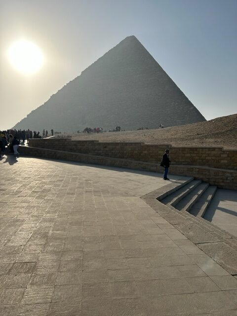 The great pyramid of giza in egypt.